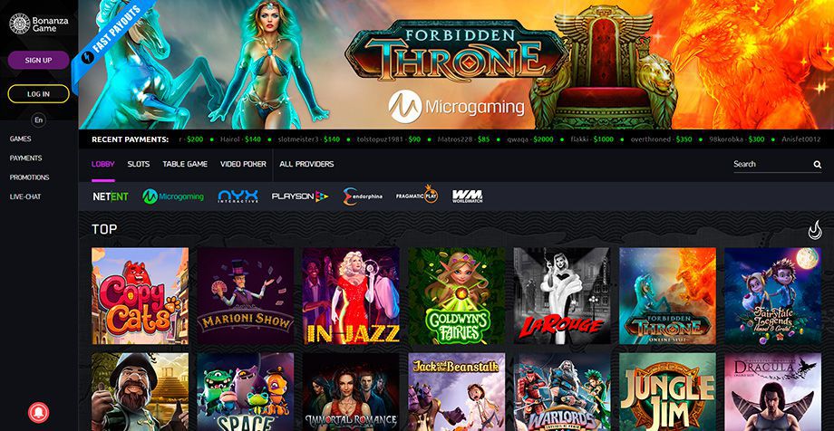 BonanzaGame Casino – Twoje Miejsce na Najlepsze Gry Online